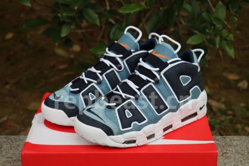Authentic Air More Uptempo '96 QS  Denim   Women size
