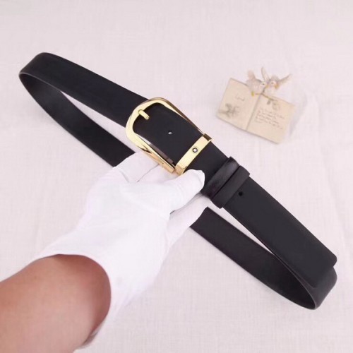 Super Perfect Quality MontBlanc Belts(100% Genuine Leather,steel Buckle)-018