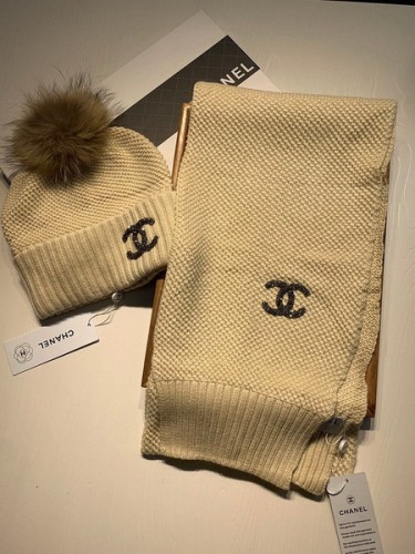 CHAL Wool Cap Scarf AAA-179