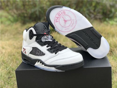 Authentic Air Jordan 5 “Paris Saint-Germain” White