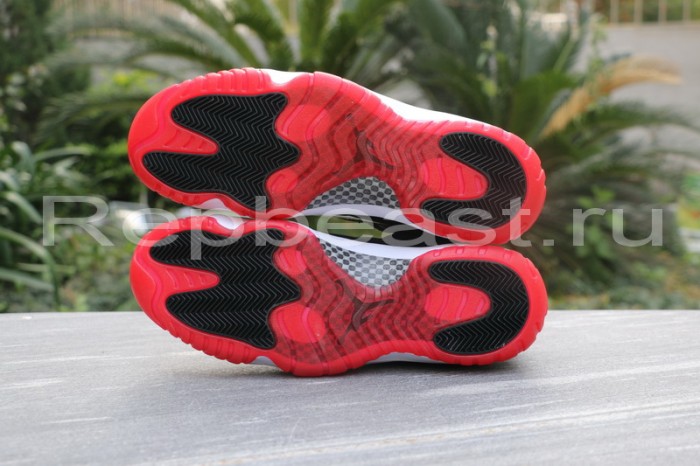 Authentic Air Jordan 11 Low “Bred” 2015 Fixed Version