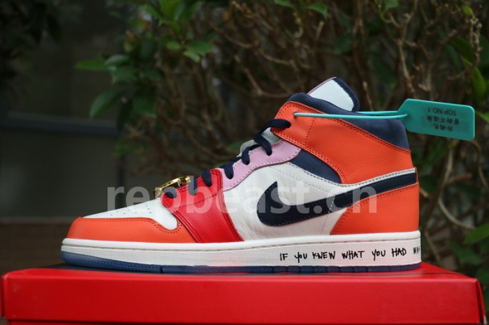 Authentic Melody Ehsani x Air Jordan 1 Mid  “Fearless” Women Shoes