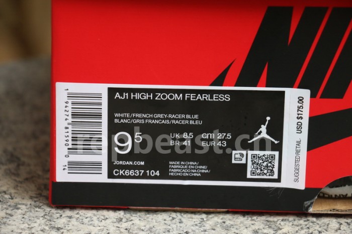 Authentic Air Jordan 1 High Zoom R2T