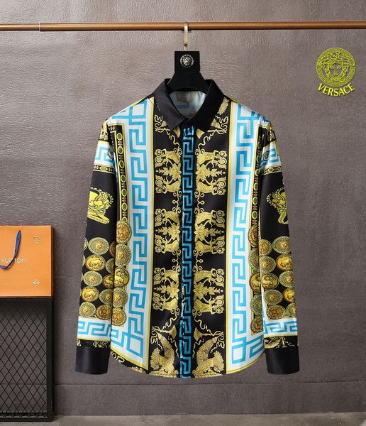 Versace long sleeve shirt men-124(M-XXXL)