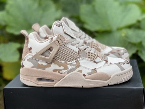 Authentic Aleali May x Air Jordan 4 “Camo”   GS