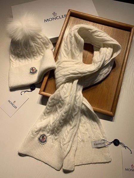 Moncler Wool Cap Scarf AAA-318