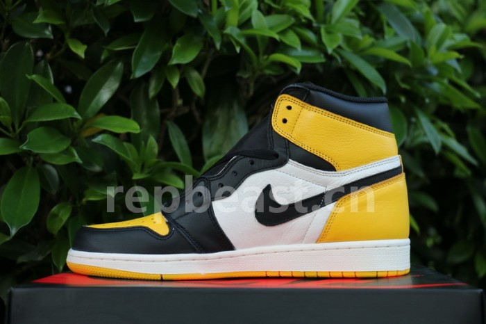Authentic Air Jordan 1 Yellow Toe