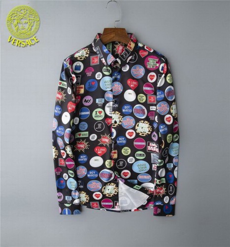 Versace long sleeve shirt men-007(M-XXXL)