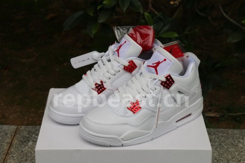 Authentic Air Jordan 4 “Red Metallic”