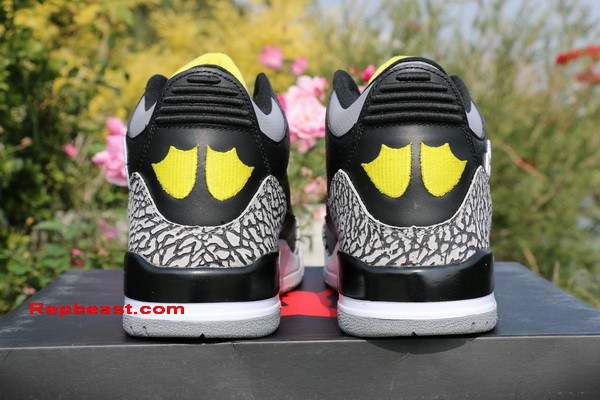 Authentic Air Jordan 3 Oregon Ducks Black