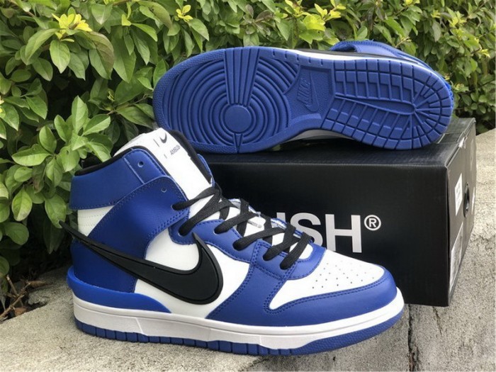 Authentic AMBUSH x Nike Dunk High  Deep Royal 