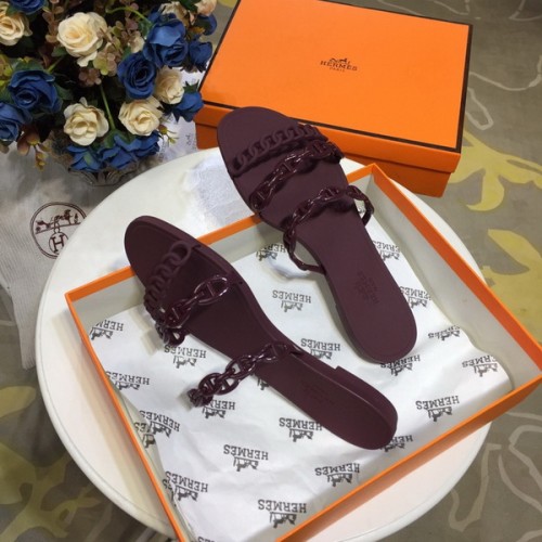 Hermes women slippers AAA-438