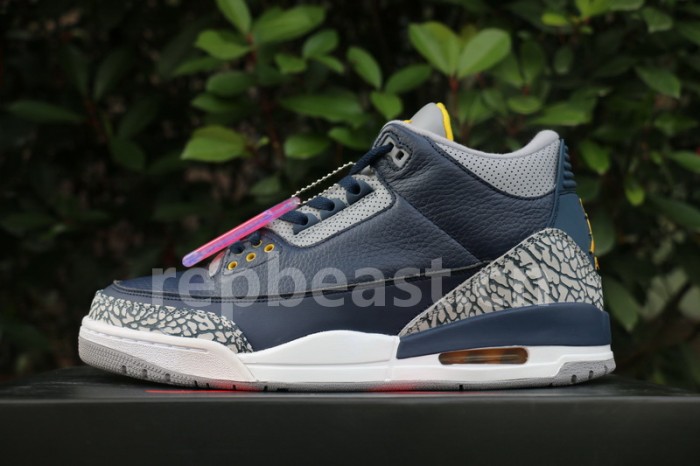 Authentic Air Jordan 3 Michigan