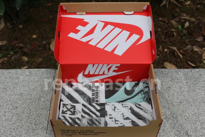 Authentic OFF-WHITE x Nike Air More Uptempo