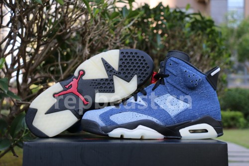 Authentic Air Jordan 6 “Washed Denim” GS