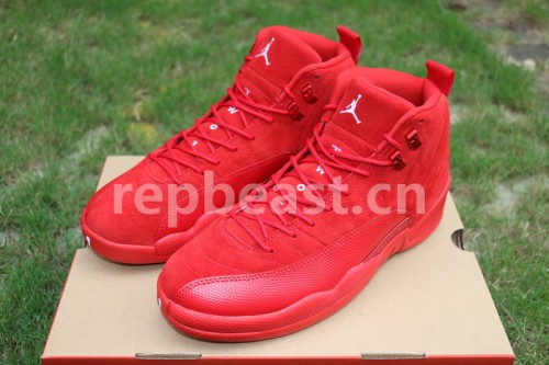 Authentic Air Jordan 12 “Red Suede”