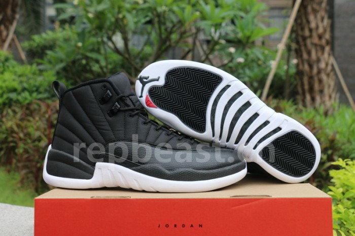 Authentic Air Jordan 12 “Black Nylon”