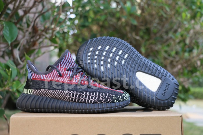 Authentic Yeezy 350 Boost V2 “Yecheil” Non-Reflective Kids Shoes