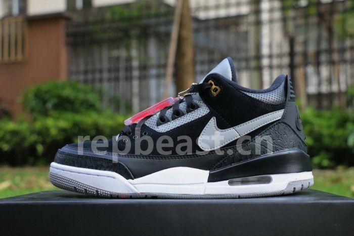 Authentic Air Jordan 3 Tinker “Black Cement”