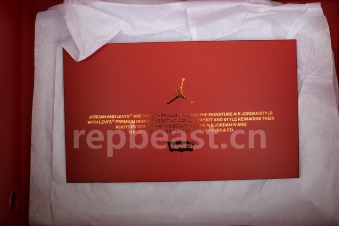 Authentic Levi’s x Air Jordan 4