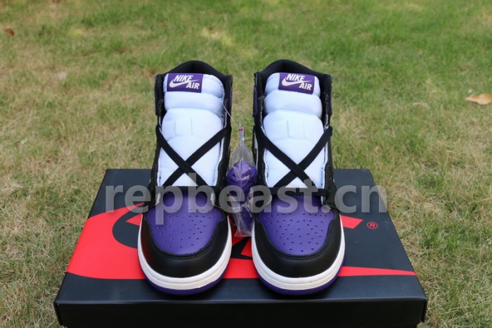 Authentic Air Jordan 1 “Court Purple”GS
