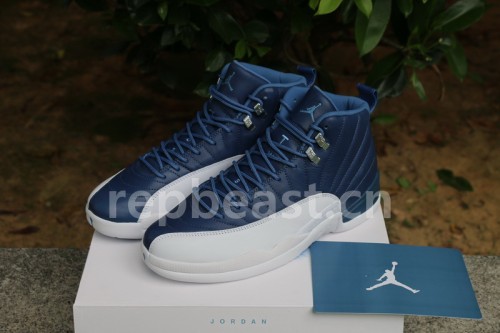 Authentic Air Jordan 12 “Stone Blue”
