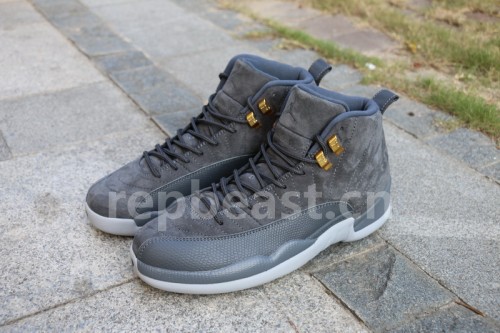Authentic Air Jordan 12 Dark Grey