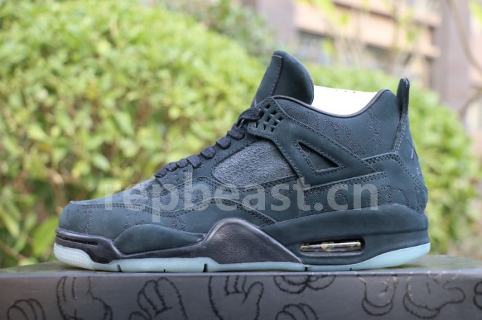 Authentic Kaws x Air Jordan 4 Black