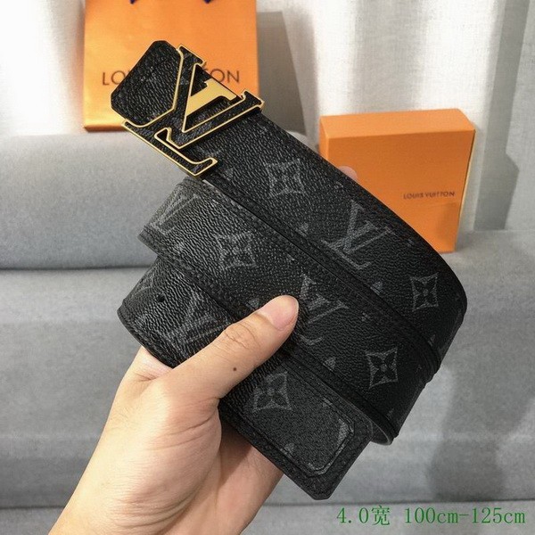 Super Perfect Quality LV Belts(100% Genuine Leather Steel Buckle)-2933