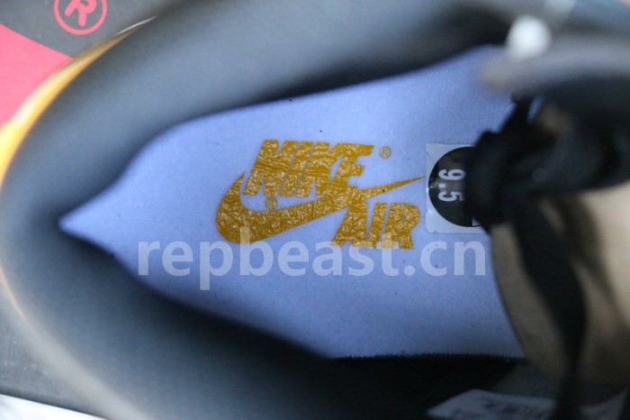 Authentic Air Jordan 1 Yellow Toe