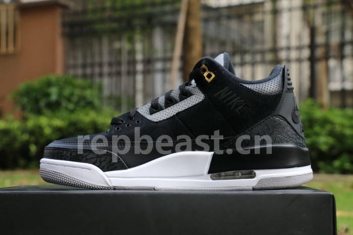 Authentic Air Jordan 3 Tinker “Black Cement”