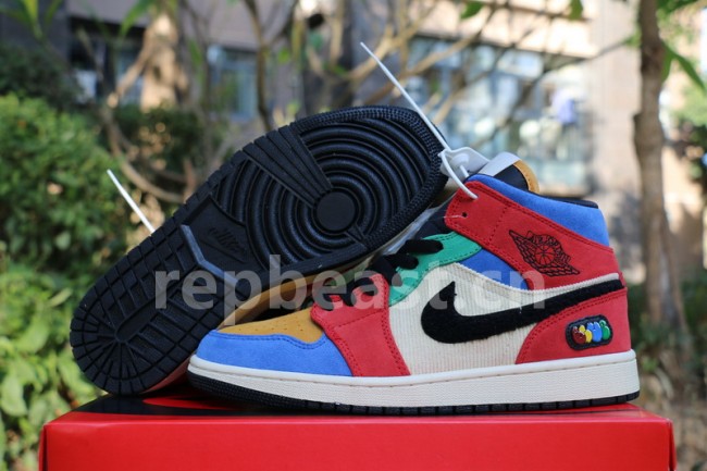 Authentic Blue The Great x Air Jordan 1 Mid “Fearless” GS
