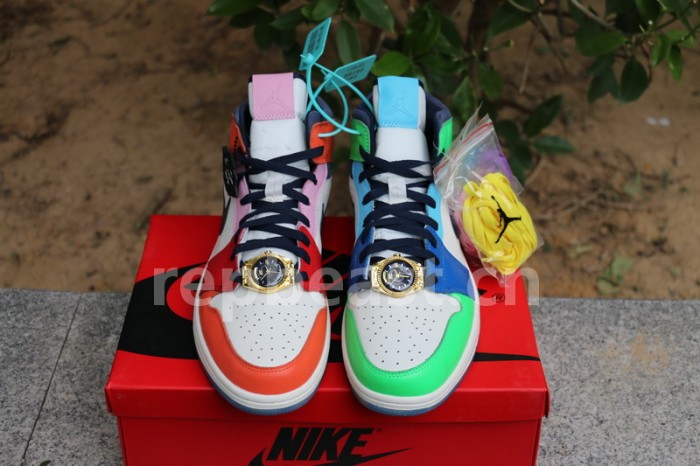 Authentic Melody Ehsani x Air Jordan 1 Mid  “Fearless” Women Shoes