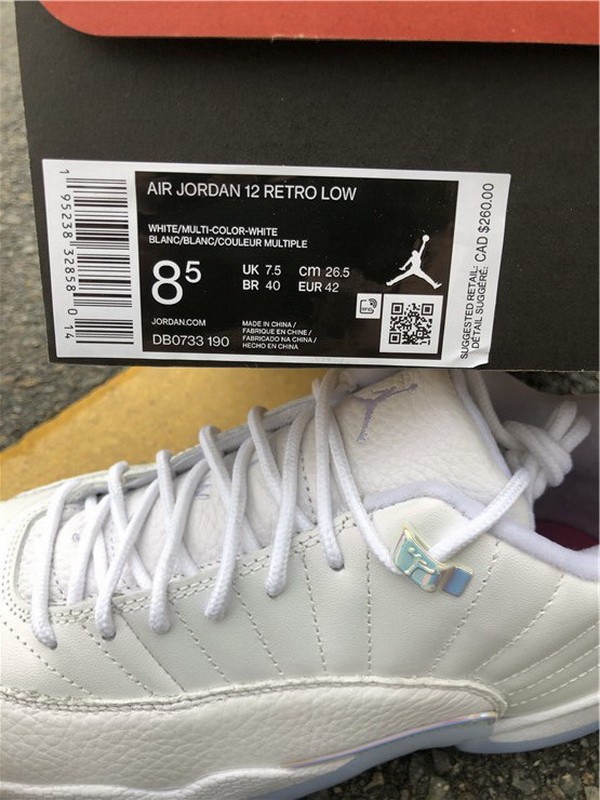 Authentic Air Jordan 12 Low  “Easter”