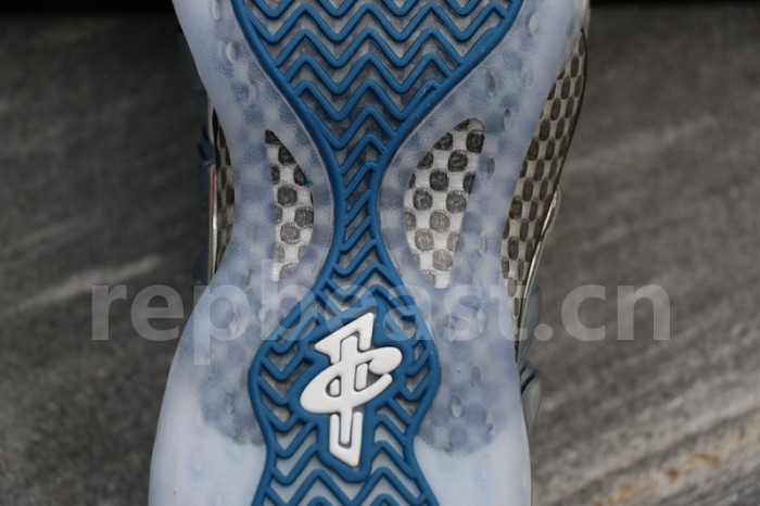 Authentic Nike Air Foamposite One “Blue Mirror”