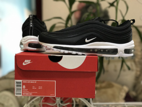 Authentic Nike Air Max 97 QS Black White