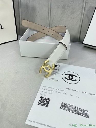 Super Perfect Quality CHNL Belts(100% Genuine Leather,steel Buckle)-240