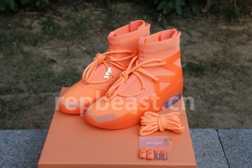 Authentic Nike Air Fear of God 1 Orange