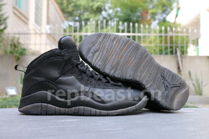 Authentic Air Jordan 10 “OVO” Black
