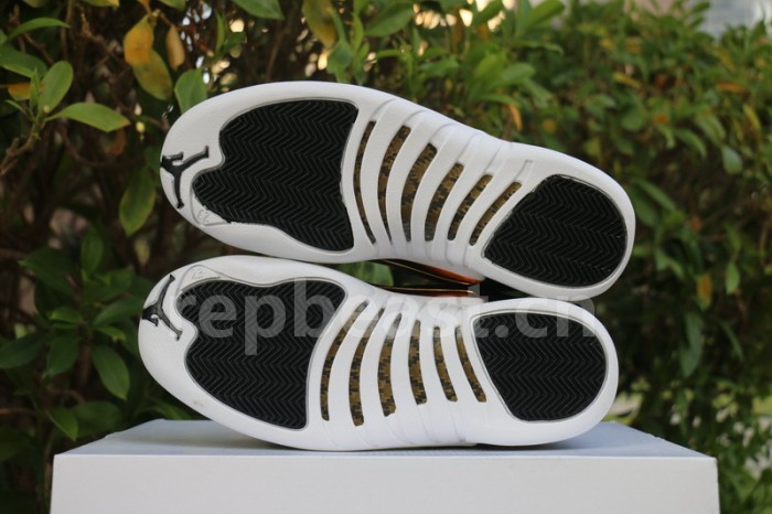 Authentic Air Jordan 12  Midnight Black