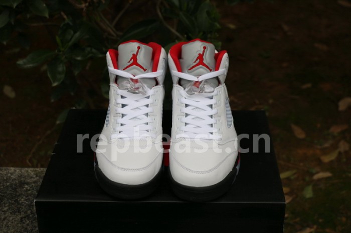 Authentic Air Jordan 5 “Fire Red”