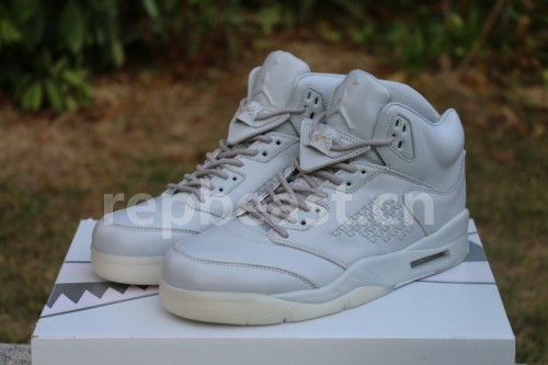 Authentic Air Jordan 5 Premium “Pure Platinum”