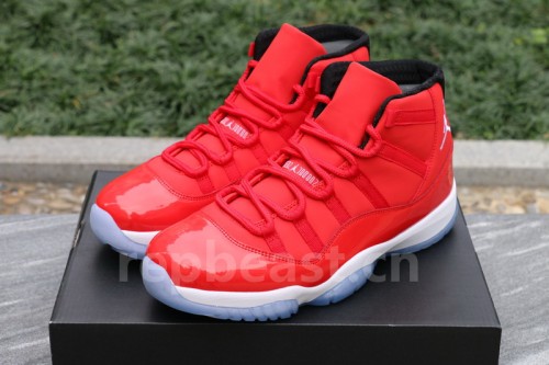 Authentic Air Jordan 11 “All Red” PE