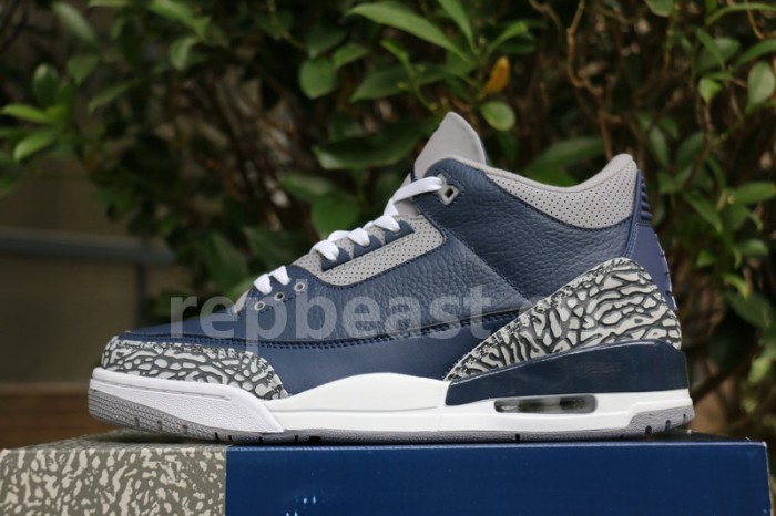 Authentic Air Jordan 3“Midnight Navy”