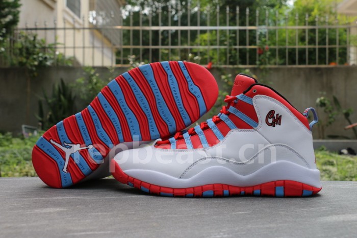 Authentic Air Jordan 10 “Chicago Flag”