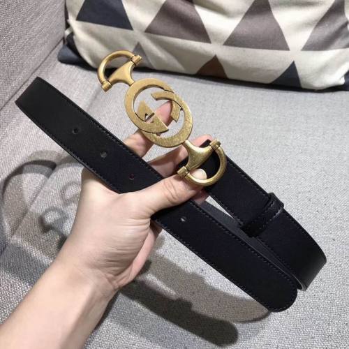 Super Perfect Quality G women Belts(100% Genuine Leather,steel Buckle)-429
