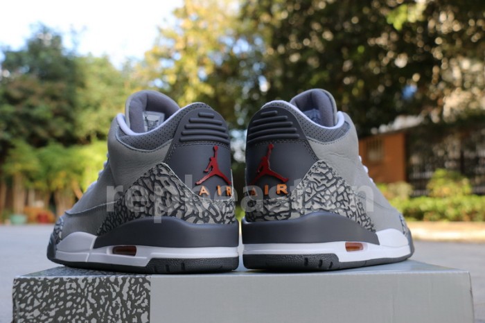 Authentic Air Jordan 3 “Cool Grey”