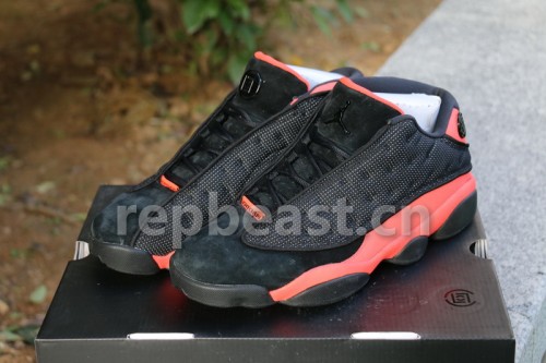 Authentic CLOT x Air Jordan 13 Low “Infrabred”