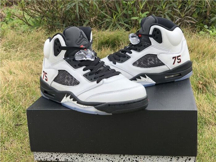 Authentic Air Jordan 5 “Paris Saint-Germain” White