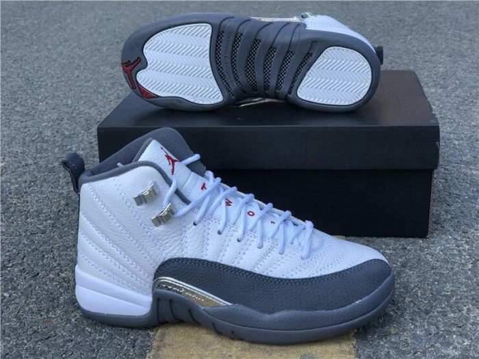Authentic Air Jordan 12 “Dark Grey” GS
